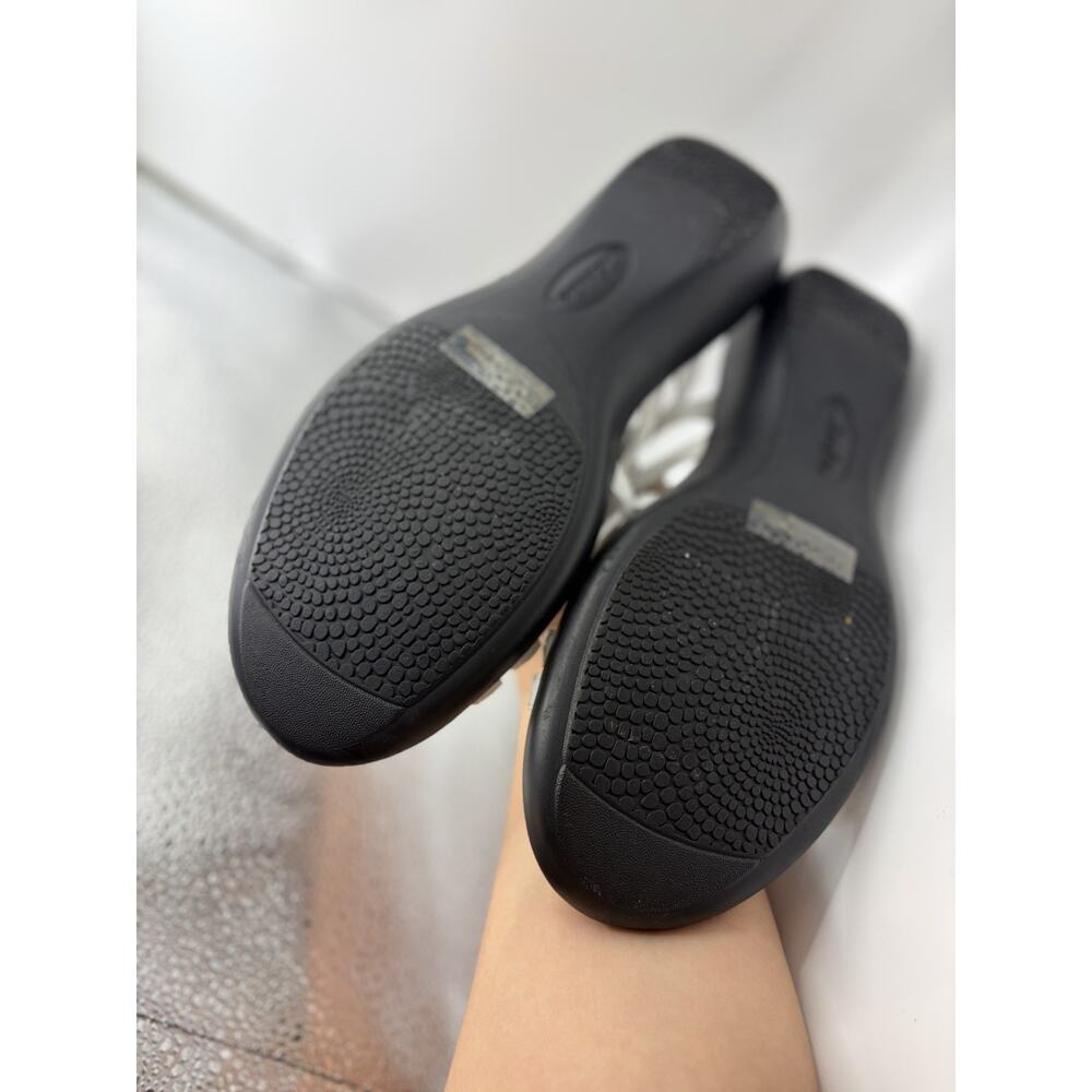 Clarks Collection Sandals Womens 12 White Comfort Walking Adjustable Easy Strap - Picture 10 of 12